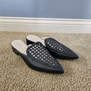 Cole Haan Women Piper Black Leather Mules in Size 11